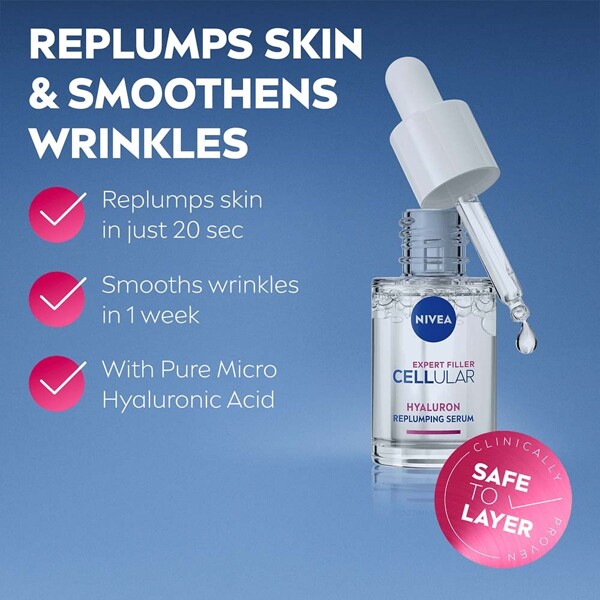 Nivea Cellular Expert Filler Hyaluron Serum (Billede 2 af 2)