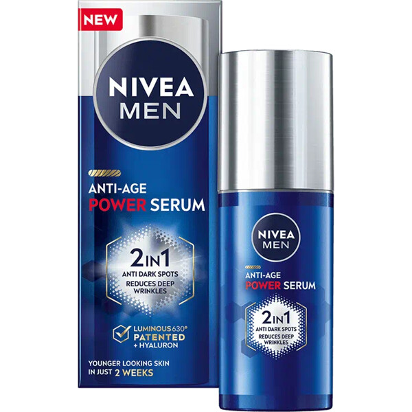 Nivea Men Luminous Anti Age Power 2in1 Serum (Billede 1 af 7)