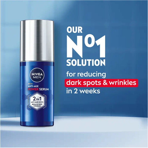 Nivea Men Luminous Anti Age Power 2in1 Serum (Billede 3 af 7)