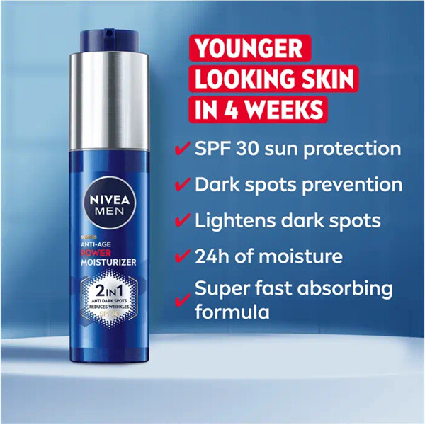 Nivea Men Luminous Anti Age Power Moisturizer (Billede 4 af 7)