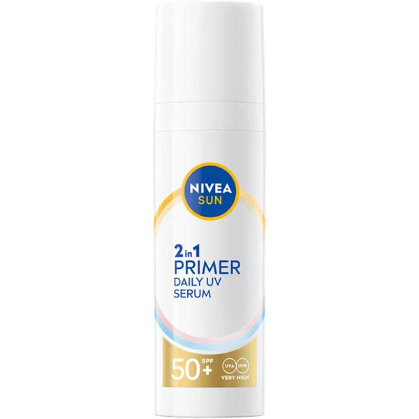Nivea Sun 2in1 Primer Daily UV Serum Spf 50+ (Billede 2 af 2)