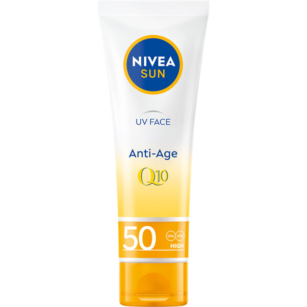 Nivea Sun UV Face Anti Age Q10 Cream Spf 50 (Billede 2 af 2)