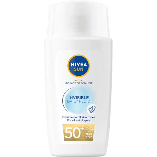 Nivea Sun UV Invisible Daily Fluid Spf 50+ (Billede 2 af 2)