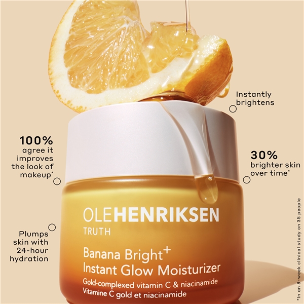 Truth Banana Bright+ Instant Glow Moisturizer (Billede 3 af 10)