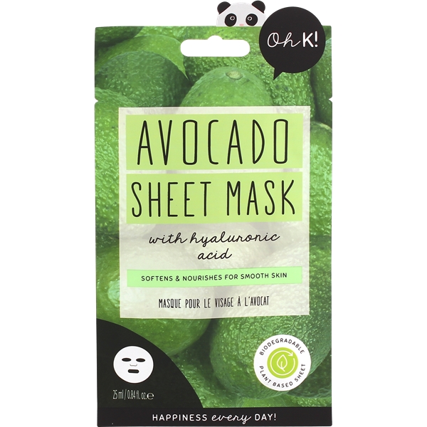 Oh K! Avocado Sheet Mask (Billede 1 af 2)