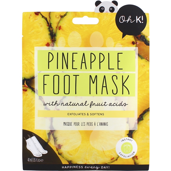 Oh K! Pineapple Exfoliating Foot Mask (Billede 1 af 2)
