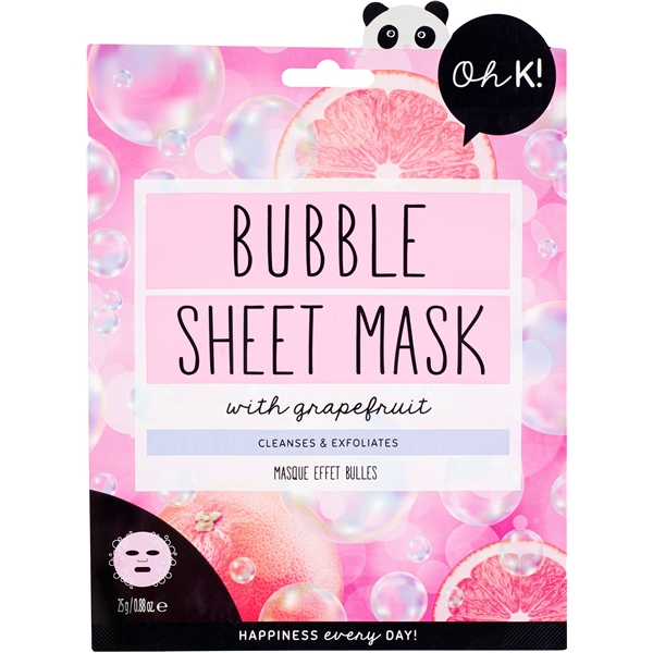 Oh K! Bubble Mask with Grapefruit (Billede 1 af 3)