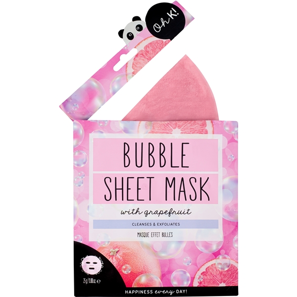 Oh K! Bubble Mask with Grapefruit (Billede 2 af 3)