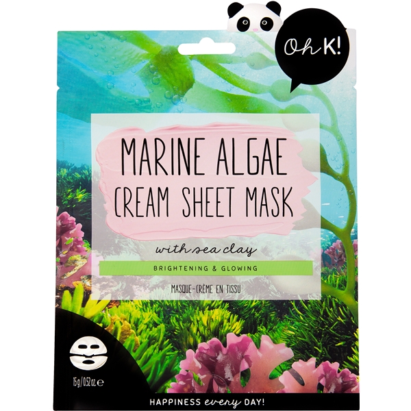 Oh K! Marine Algae Cream Sheet Mask with Sea Clay (Billede 1 af 4)