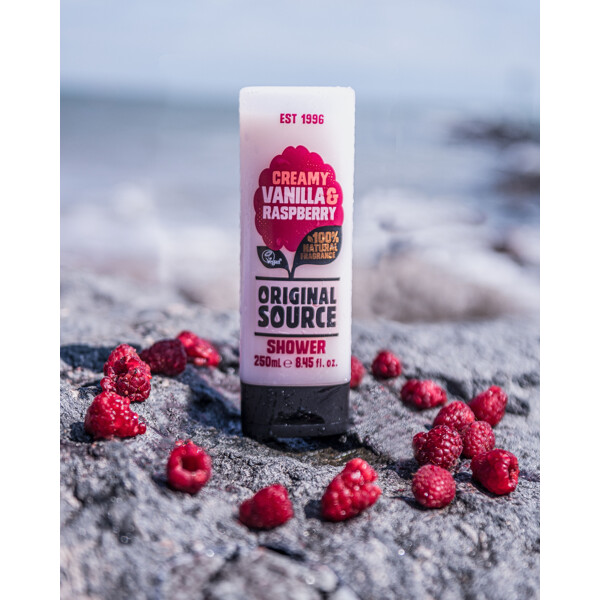 Original Source Vanilla & Raspberry Shower (Billede 2 af 3)