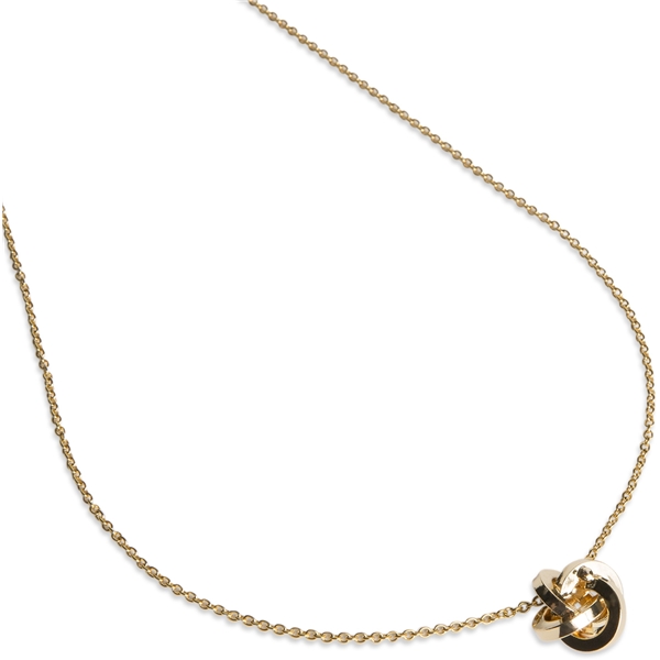 PEARLS FOR GIRLS Knot Necklace Gold (Billede 1 af 2)