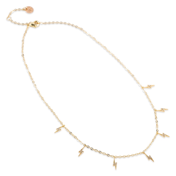 84040-07 BLUSH Lightning Necklace (Billede 1 af 2)