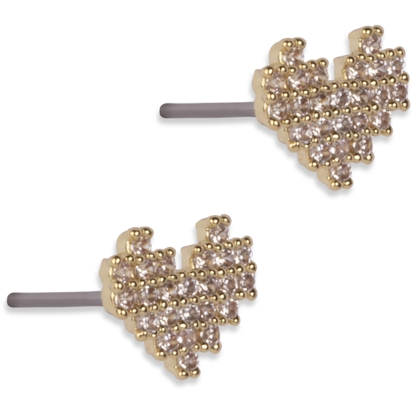 96347-07 Love Heart Earrings (Billede 1 af 3)