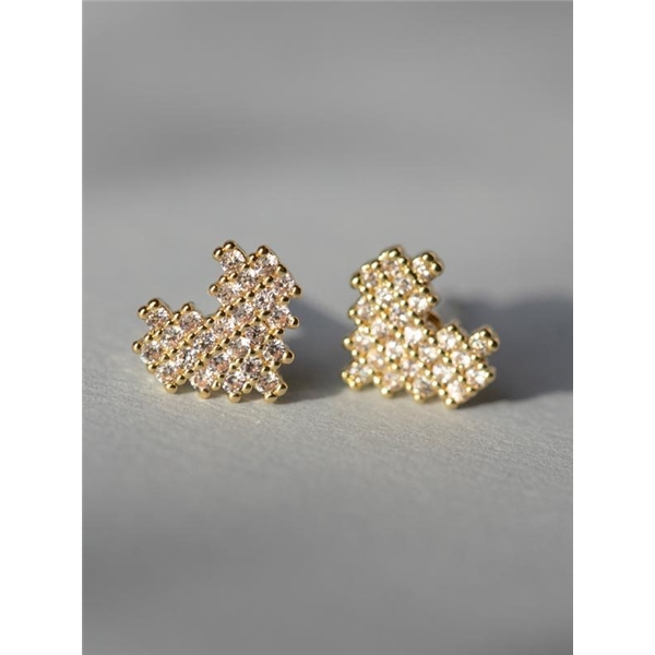 96347-07 Love Heart Earrings (Billede 3 af 3)