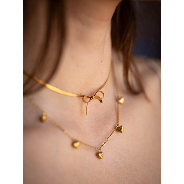 84109-07 Bow Necklace (Billede 2 af 4)