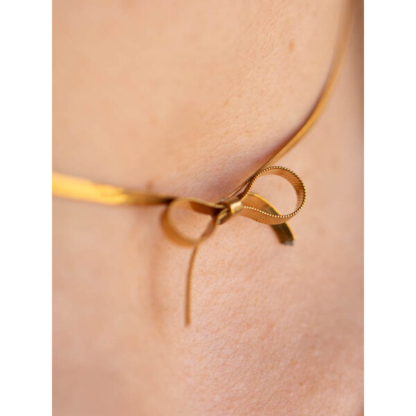 84109-07 Bow Necklace (Billede 3 af 4)