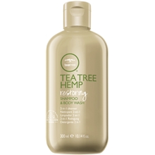 300 ml - Tea Tree Hemp Restoring Shampoo & Body Wash