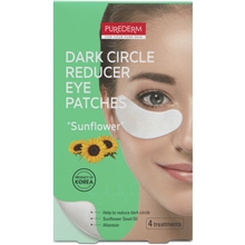 8 st/pakke - Purederm Dark Circle Reducer Eye Patches Sunflower