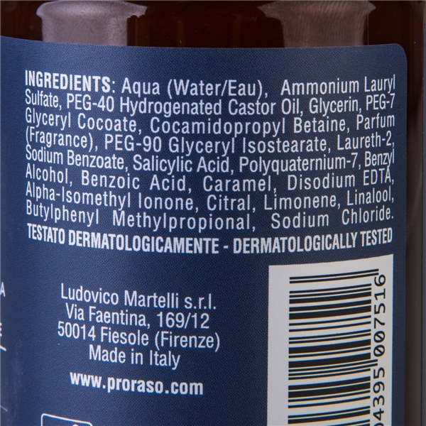 Proraso Beard Shampoo Azur & Lime (Billede 3 af 3)