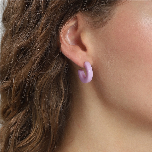 Spring Earrings Purple (Billede 2 af 2)