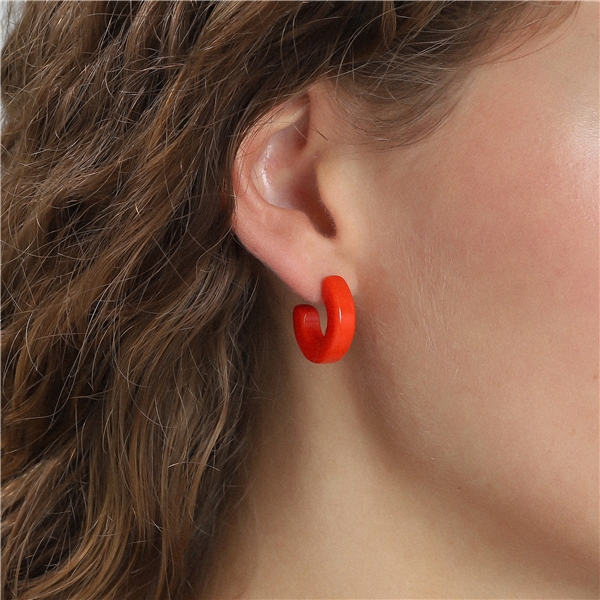 Spring Earrings Orange (Billede 2 af 2)