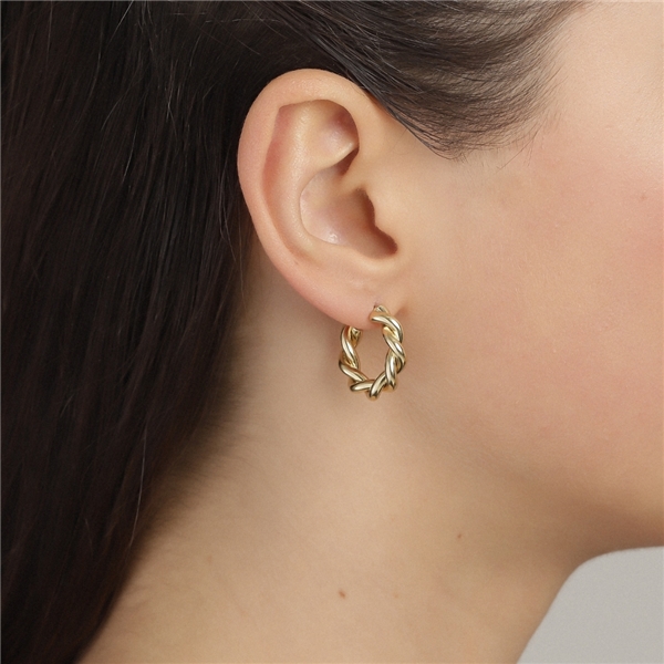 Skuld Gold Plated Earrings (Billede 2 af 2)