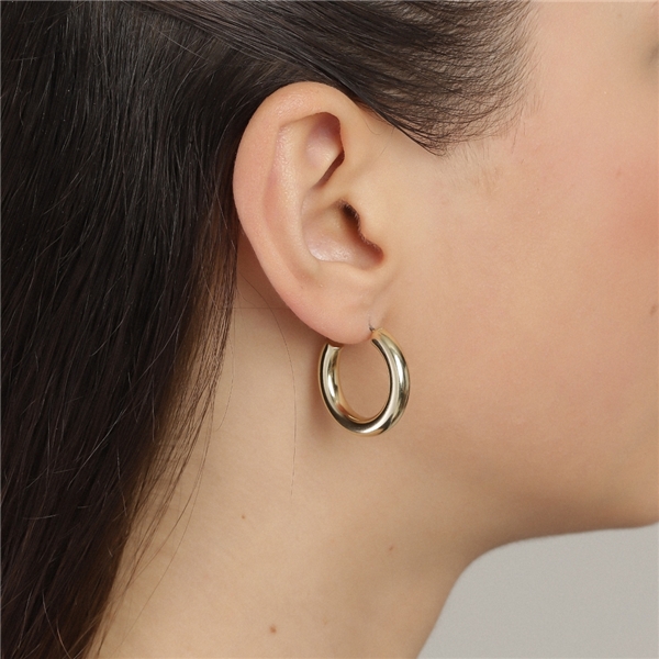 Maddie Gold Plated Earrings (Billede 2 af 2)