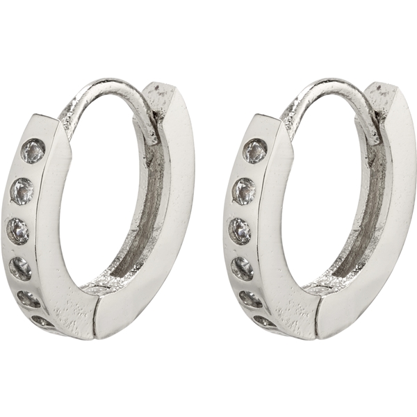 26203-6043 Gry Earrings Silver Plated