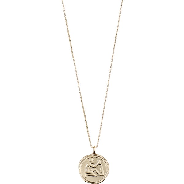 51203-2011 Aquarius Zodiac Sign Necklace (Billede 2 af 4)