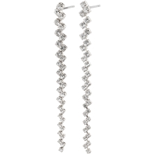 14214-6053 Belief Long Crystal Deco Earrings