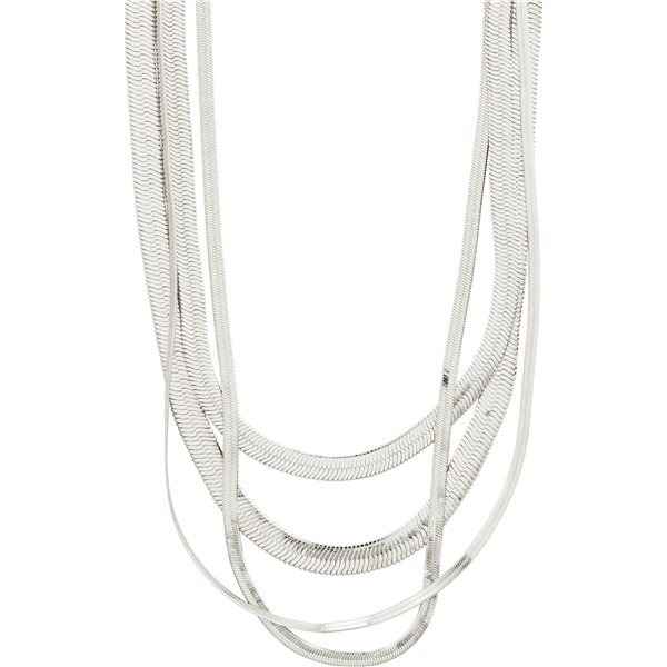 10221-6011 OPTIMISM Snake Chain Silver Necklaces (Billede 1 af 4)