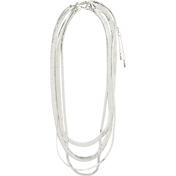 10221-6011 OPTIMISM Snake Chain Silver Necklaces (Billede 2 af 4)