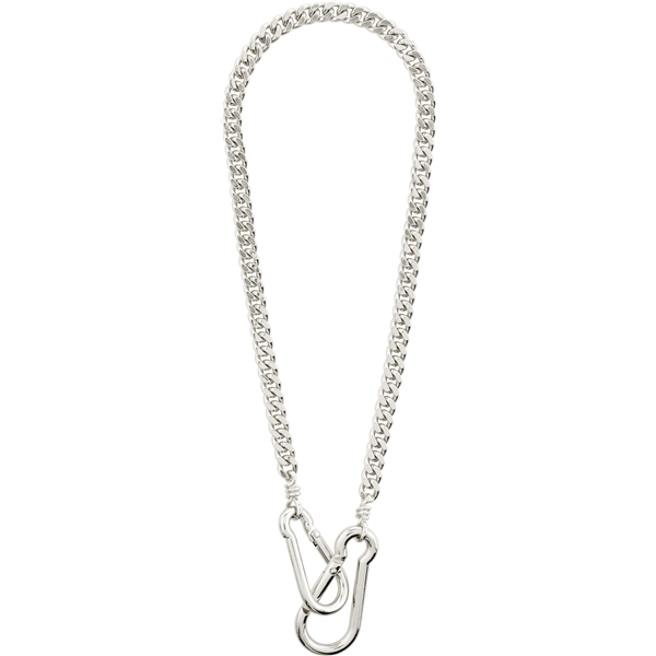 11221-6001 HOPEFUL Carabiner Curb Chain Necklace (Billede 2 af 4)