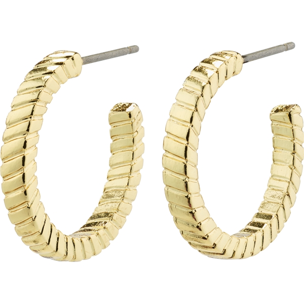 13221-2003 ECSTATIC Square Snake Chain Earrings (Billede 1 af 2)