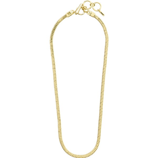 13221-2021 ECSTATIC Square Snake Chain Necklace (Billede 2 af 3)