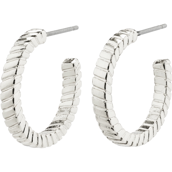 13221-6003 ECSTATIC Square Snake Chain Earrings (Billede 1 af 2)