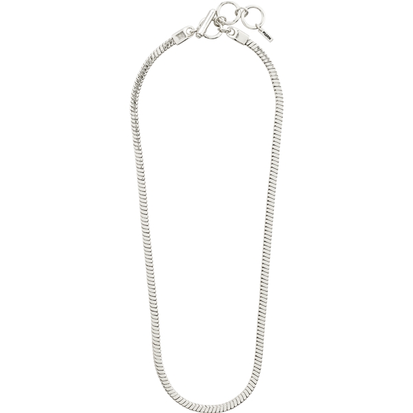 13221-6021 ECSTATIC Square Snake Chain Necklace (Billede 2 af 4)