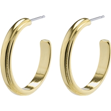 1 set - 14221-2003 THANKFUL Medium Hoop Earrings