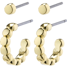 26221-2033 ANGELA 2 In 1 Hoop & Stud Earrings