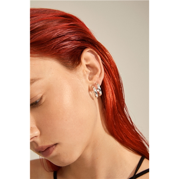 26221-6003 AMINA Medium Hoop Earrings (Billede 2 af 2)