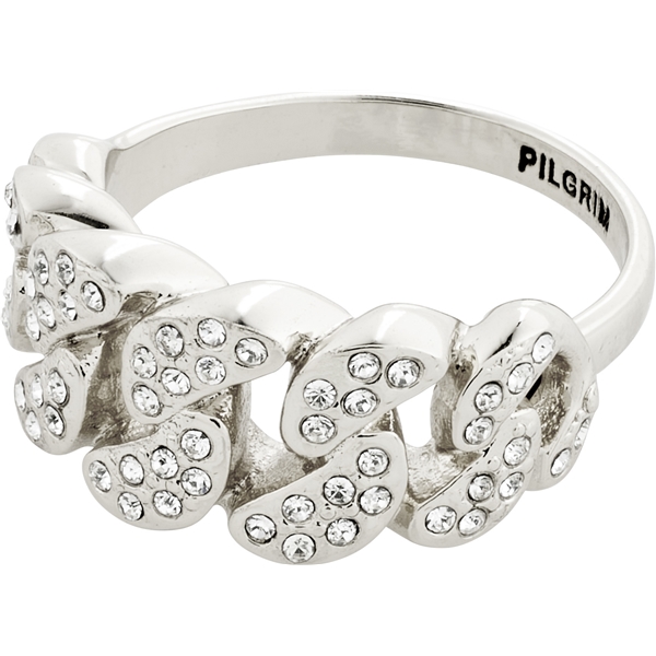 26221-6014 MAGDALENE Crystal Curb Chain Ring (Billede 1 af 2)