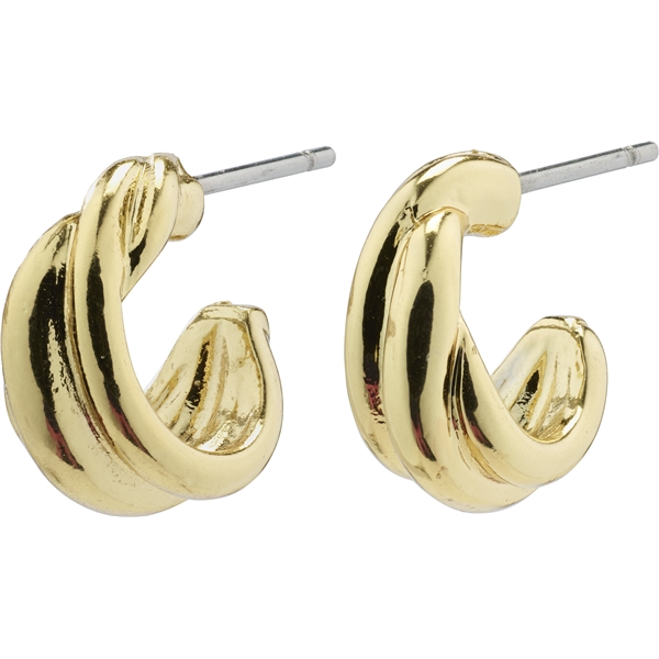 60221-2003 JONNA Twirl Huggie Hoop Earrings (Billede 1 af 2)