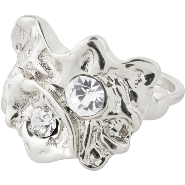 13222-6004 ENERGETIC Organic Shaped Crystal Ring (Billede 1 af 3)