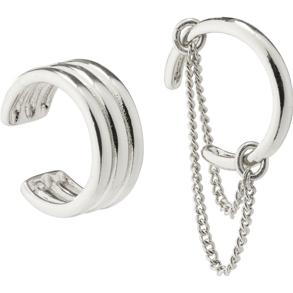 14223-6013 PEACE Asymmetrical Ear Cuffs (Billede 1 af 3)