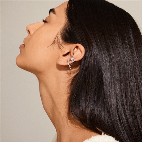 14223-6013 PEACE Asymmetrical Ear Cuffs (Billede 2 af 3)