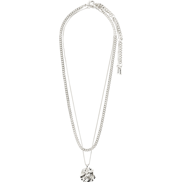 12224-6001 Willpower Curb & Coin Necklace (Billede 2 af 5)