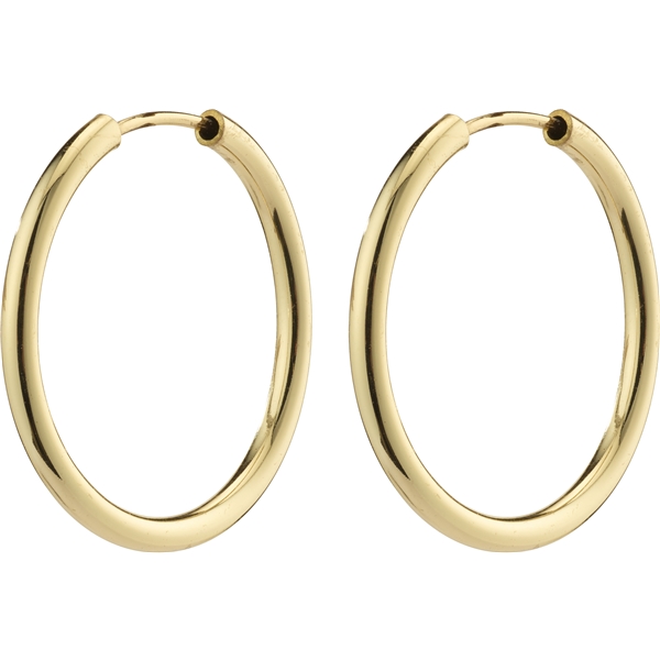 28232-2003 APRIL Gold Small Hoop Earrings (Billede 1 af 3)