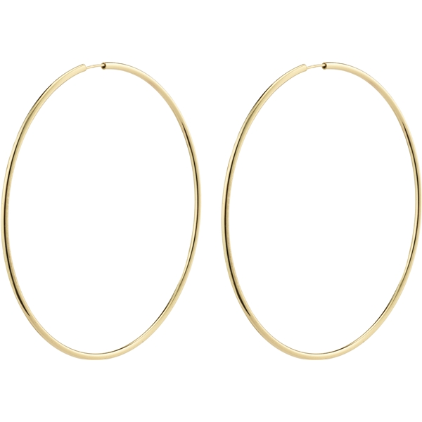 28232-2033 APRIL Gold Maxi Hoop Earrings (Billede 1 af 3)
