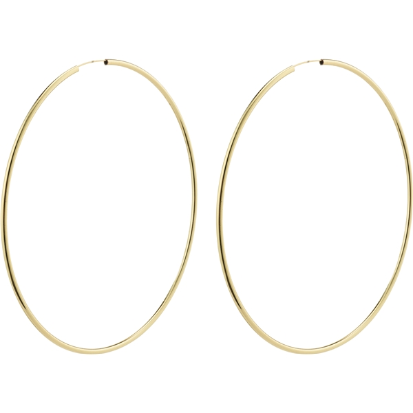 28232-2043 APRIL Gold Mega Hoop Earrings (Billede 1 af 3)