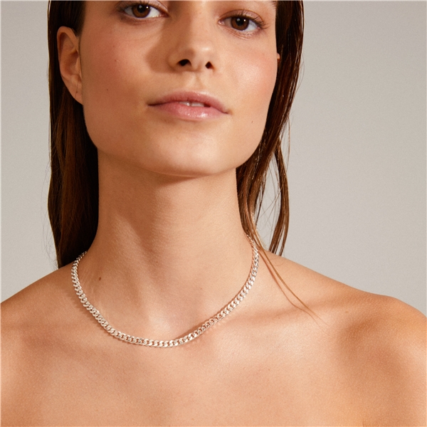 11233-6011 HEAT Chain Silver Necklace (Billede 6 af 10)